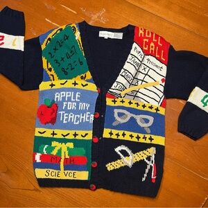 Vintage comfy teacher sweater